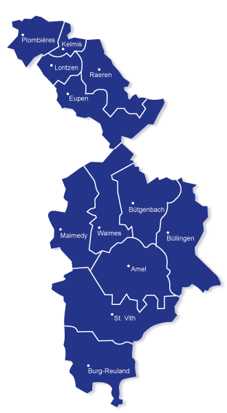 Karte der Mitglieder